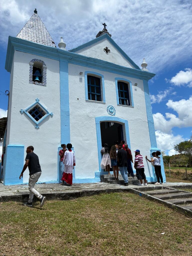 The ORÍ group participated in the São Roque procession, a traditional celebration organized by the Engenho da Ponte community. January 25, 2026. ORÍ group. BA